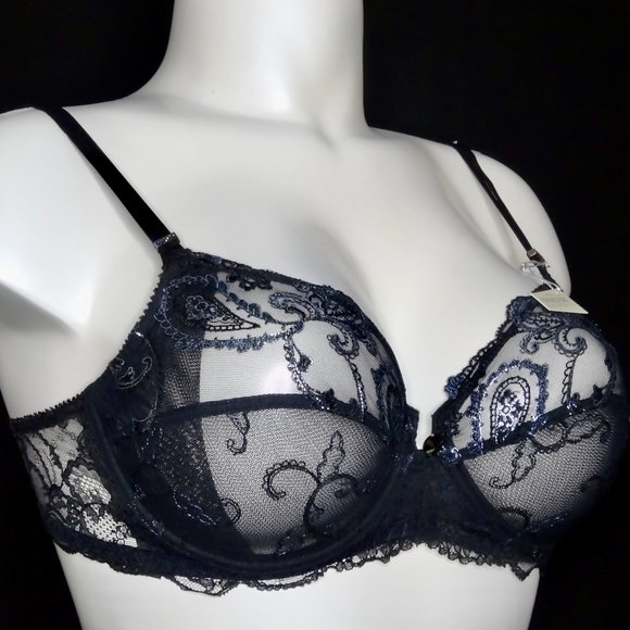 LISE FULL CUP LACE BRA - Picture 2 of 7